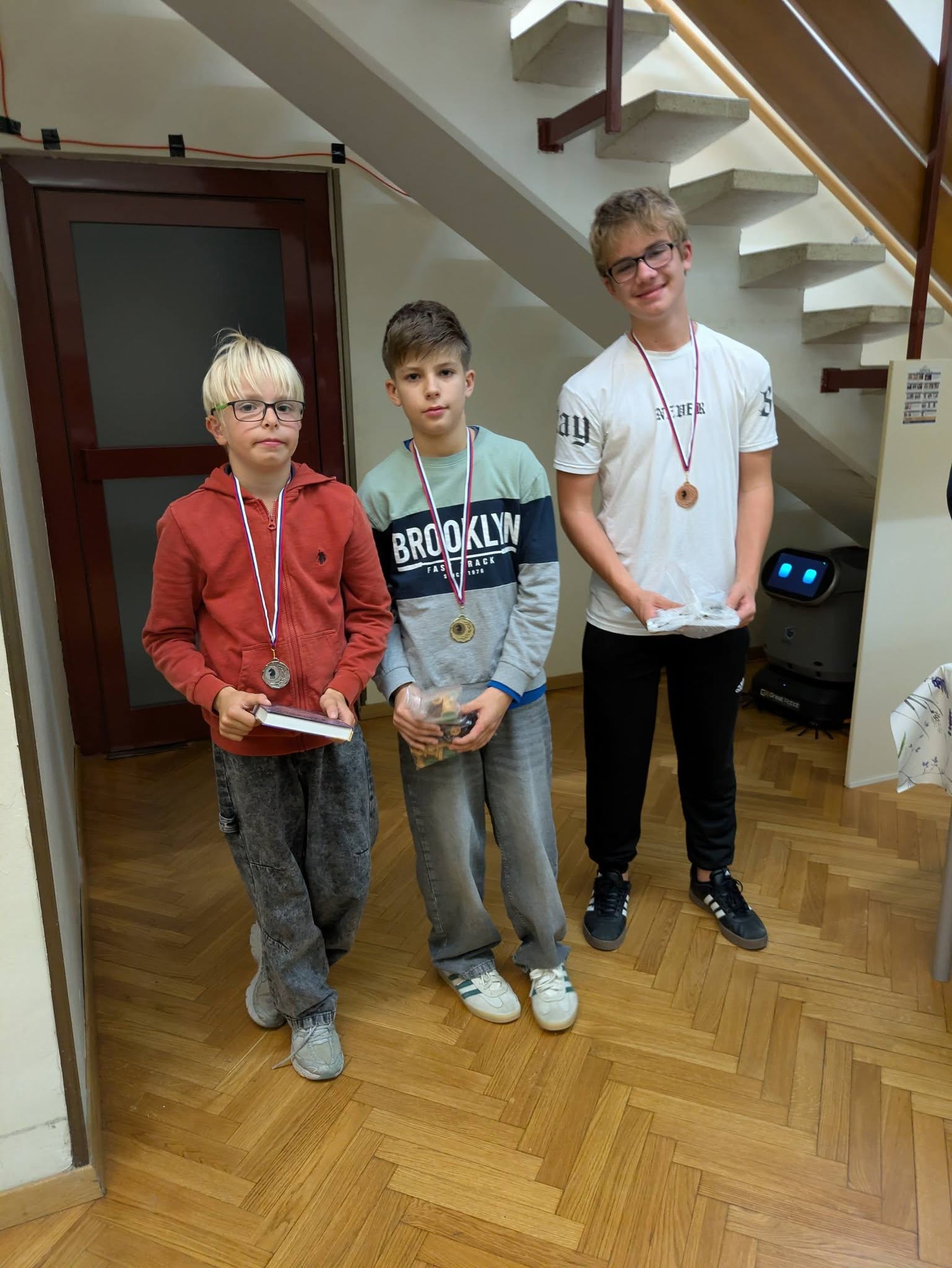 Nagrajenci v kategoriji učenci do 15 let