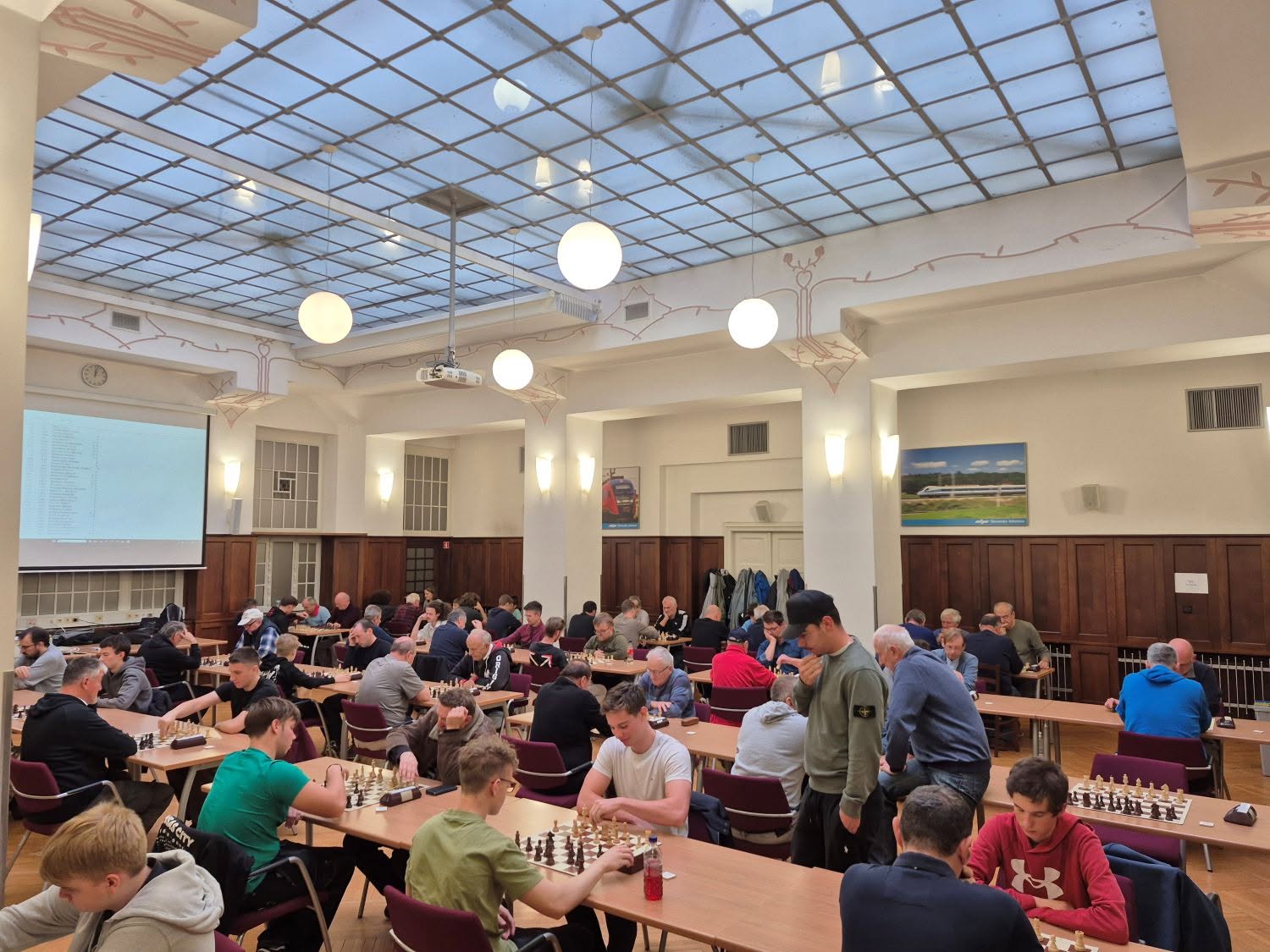 Igralna dvorana na turnirju za Pokal Slovenskih železnic